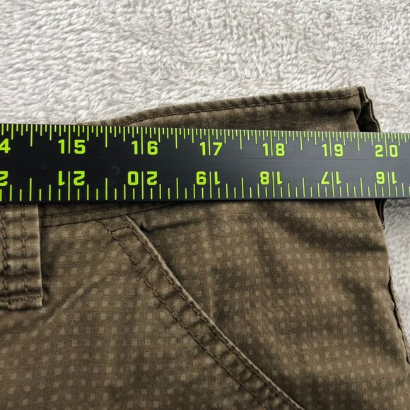 Old Navy Surplus Men Shorts Size 38 Chino Dotted Classic Casual Flat Front Brown - Picture 5 of 11
